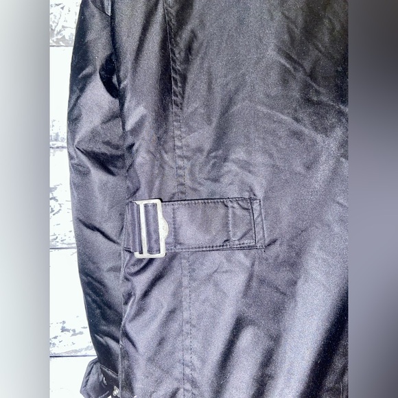 London Fog Black Military Field Jacket Sz M - Picture 5 of 11